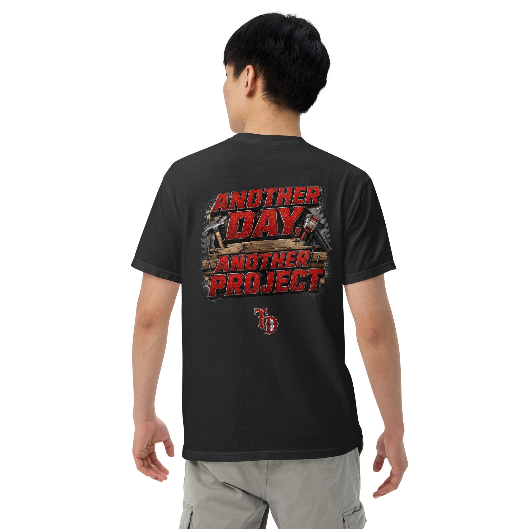Adult Another day, Another Project Heavyweight T-Shirt