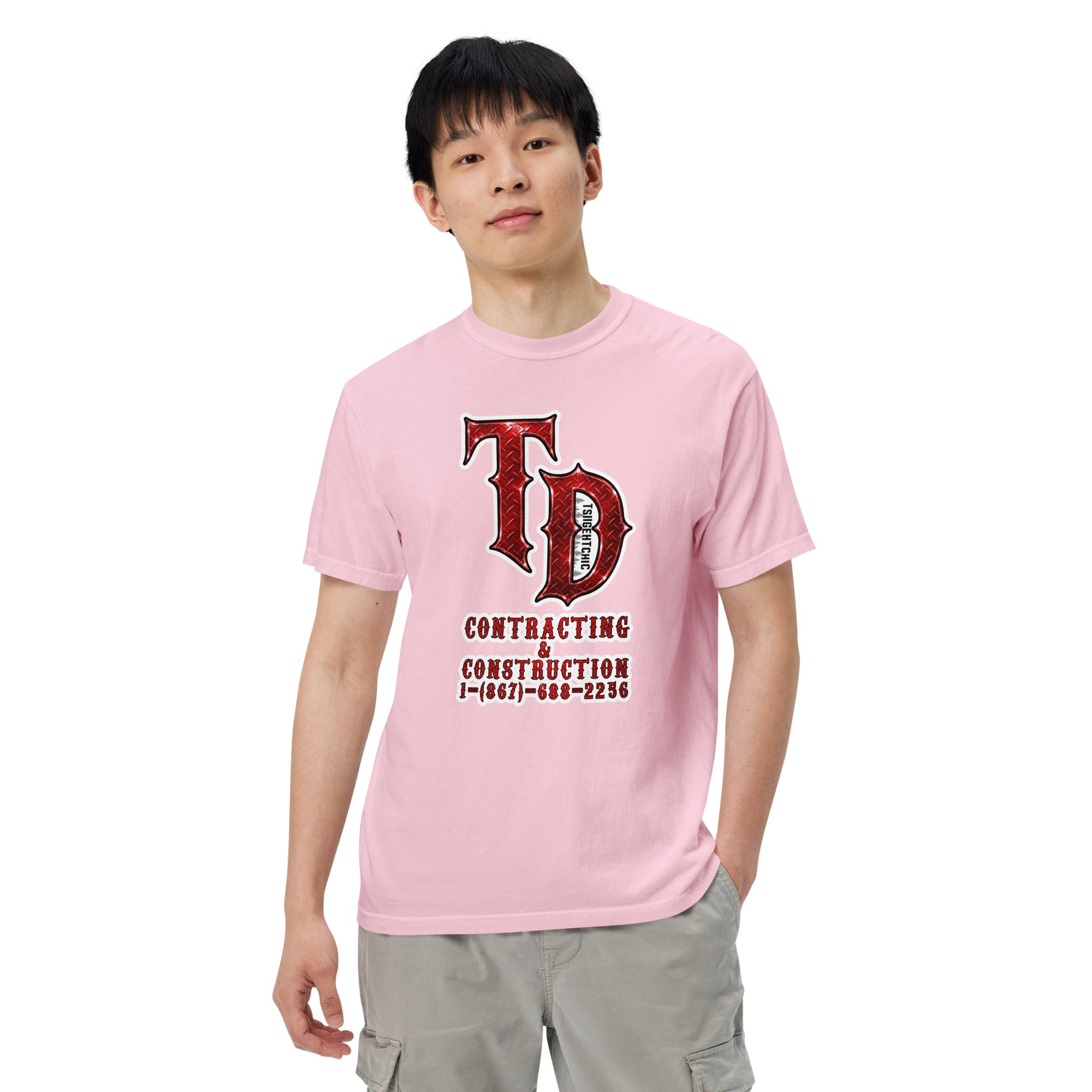 Adult Signature Front Logo Heavyweight T-Shirt
