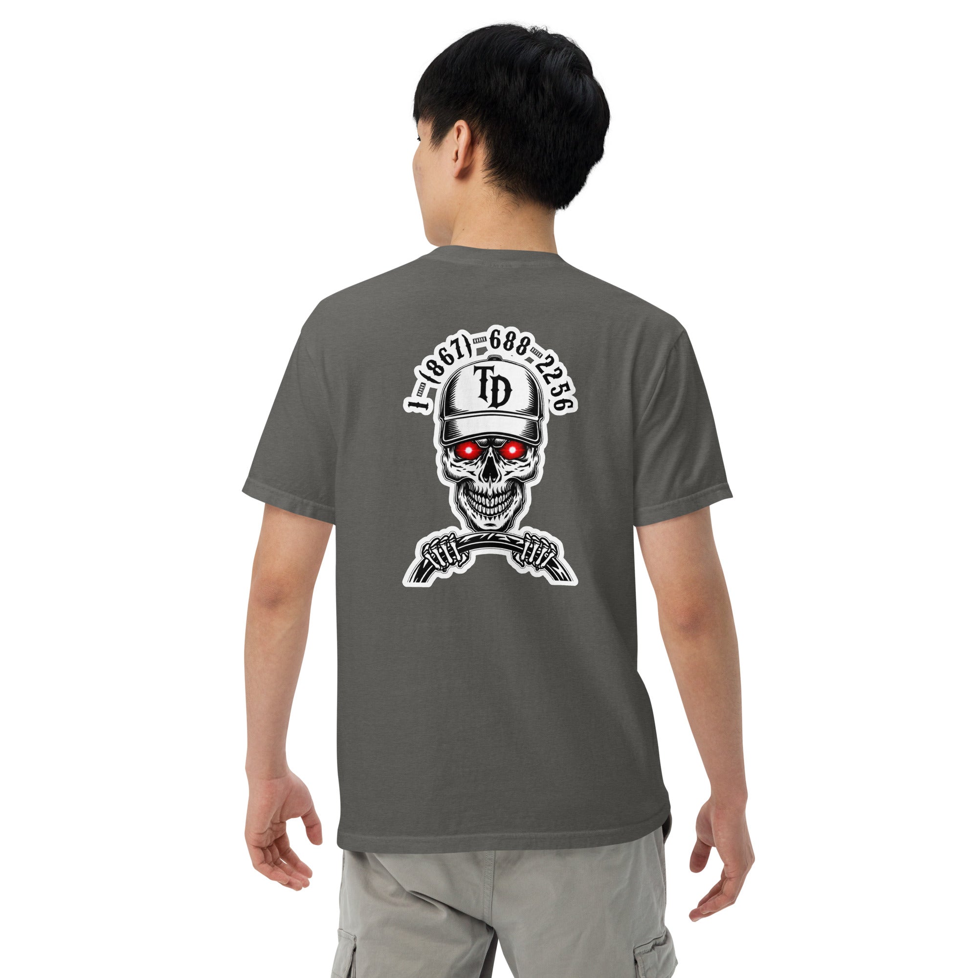 Adult Signature Front & Back Logo Heavyweight T-Shirt