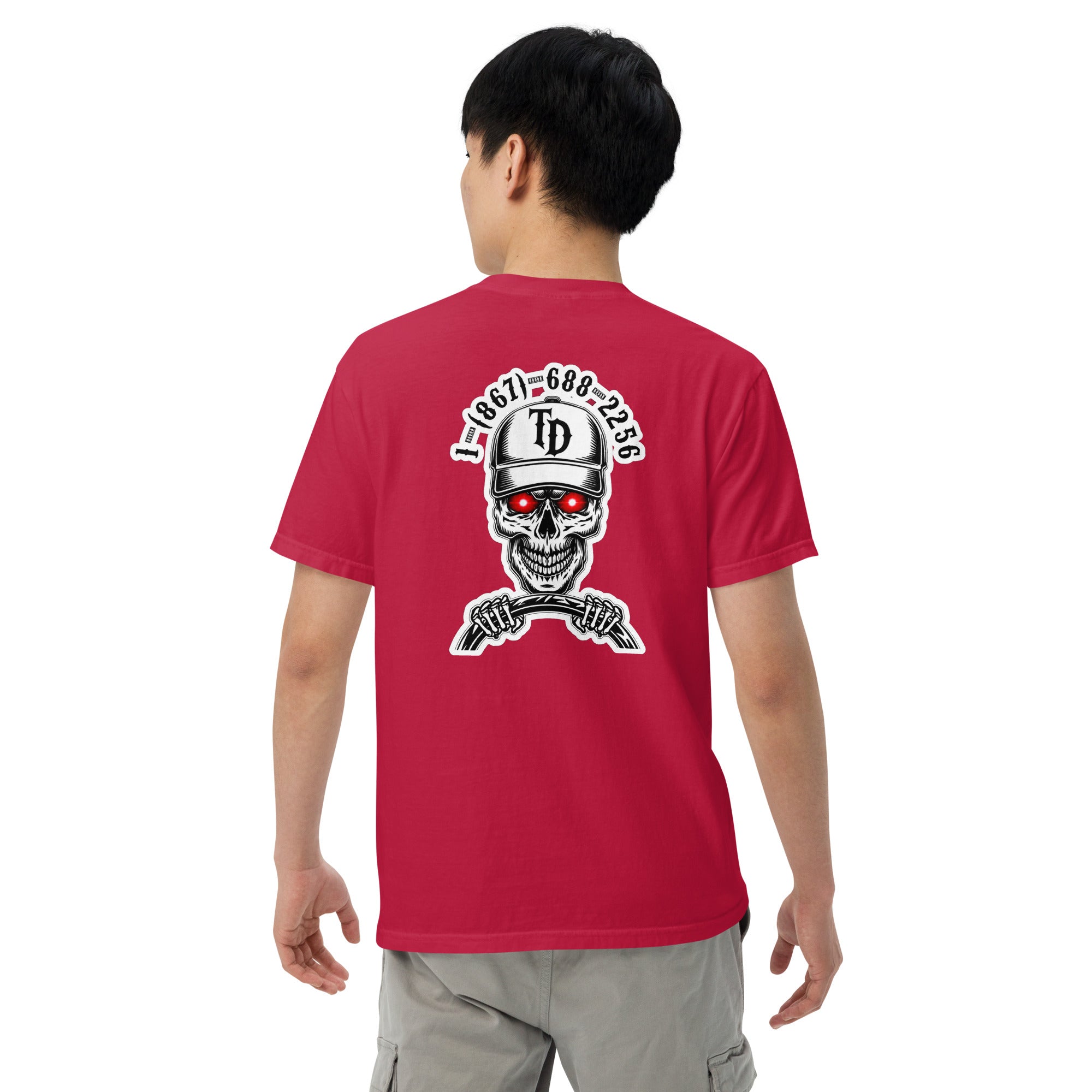 Adult Signature Front & Back Logo Heavyweight T-Shirt