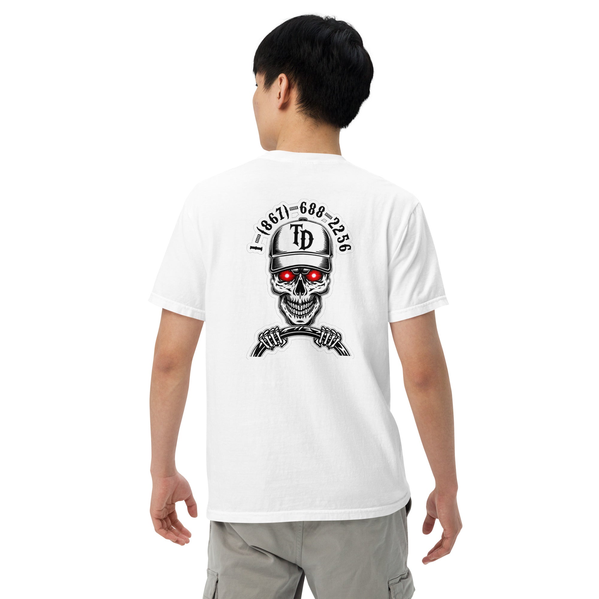 Adult Signature Front & Back Logo Heavyweight T-Shirt