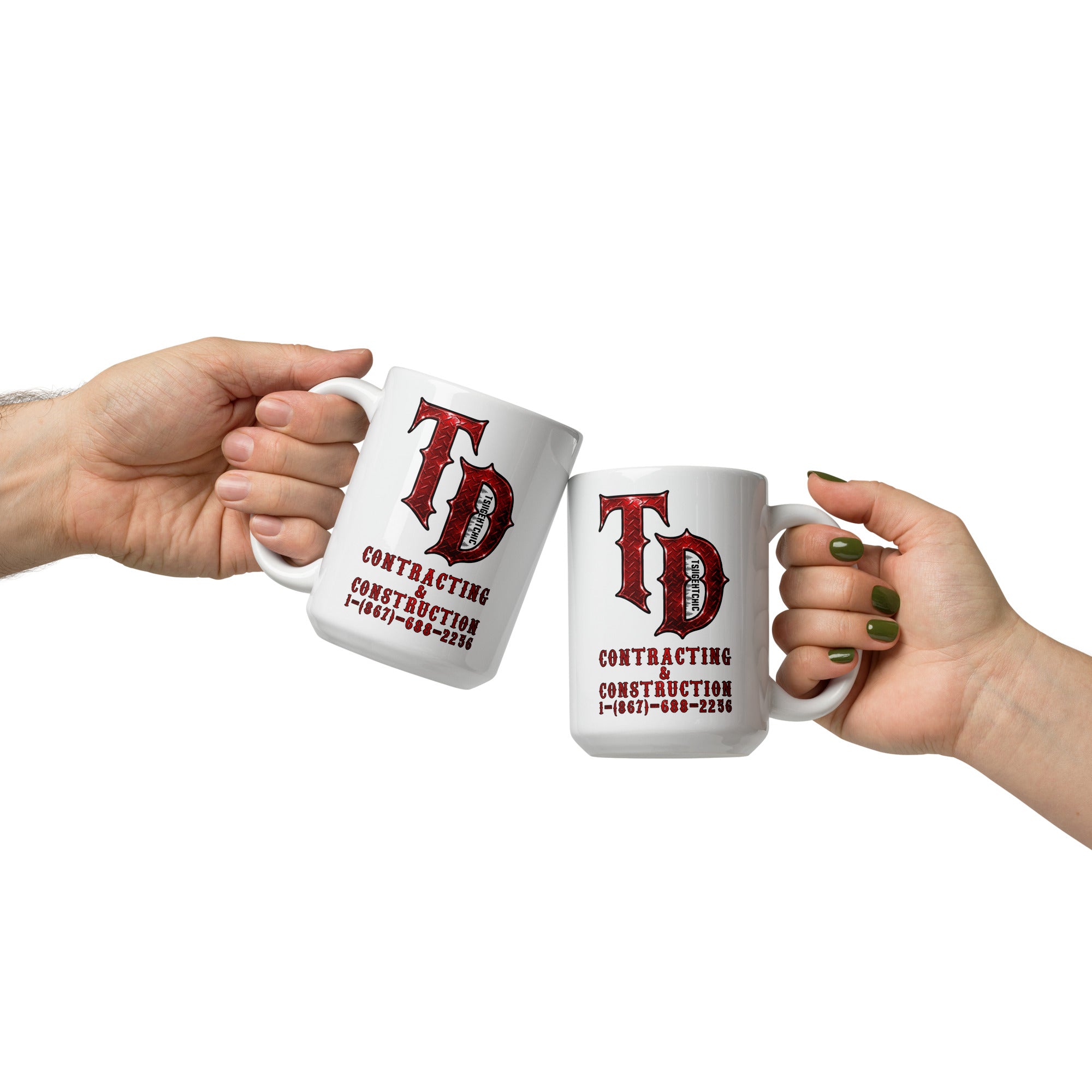 Signature Logo Coffee Mug (15 oz)(White)
