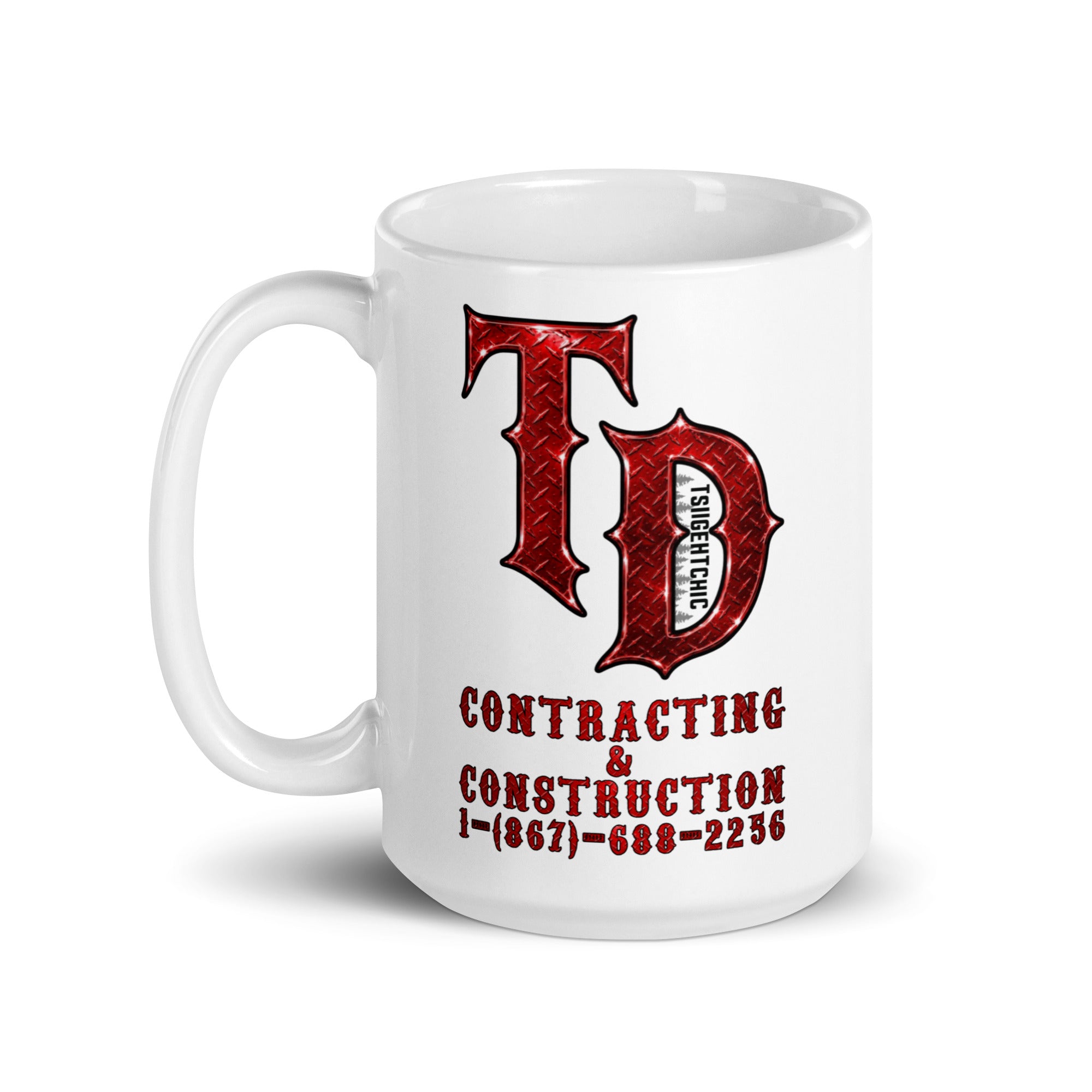 Signature Logo Coffee Mug (15 oz)(White)