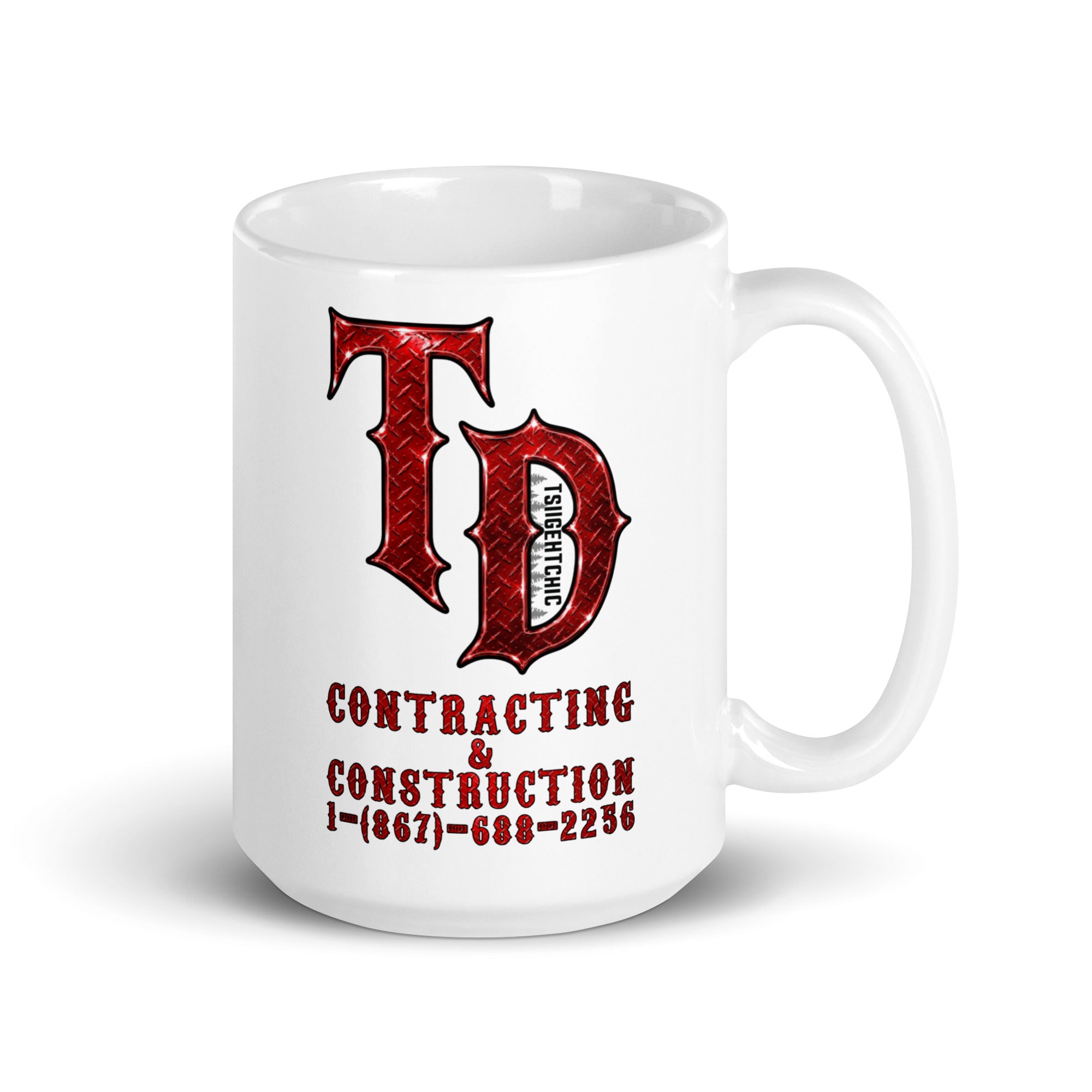 Signature Logo Coffee Mug (15 oz)(White)